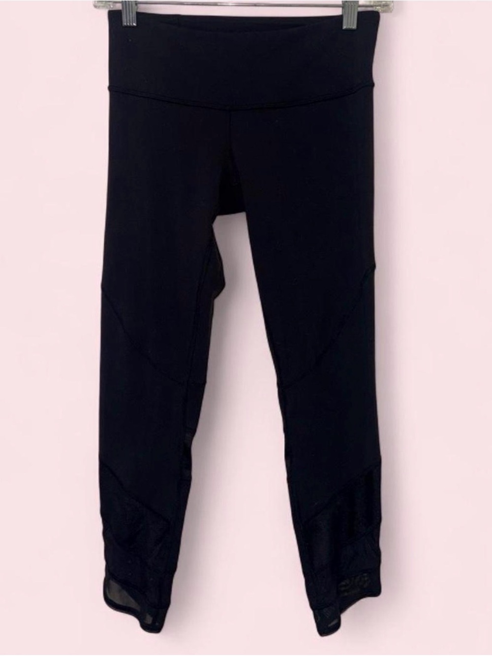 lululemon athletica Black Cropped Womens Performance Leggings